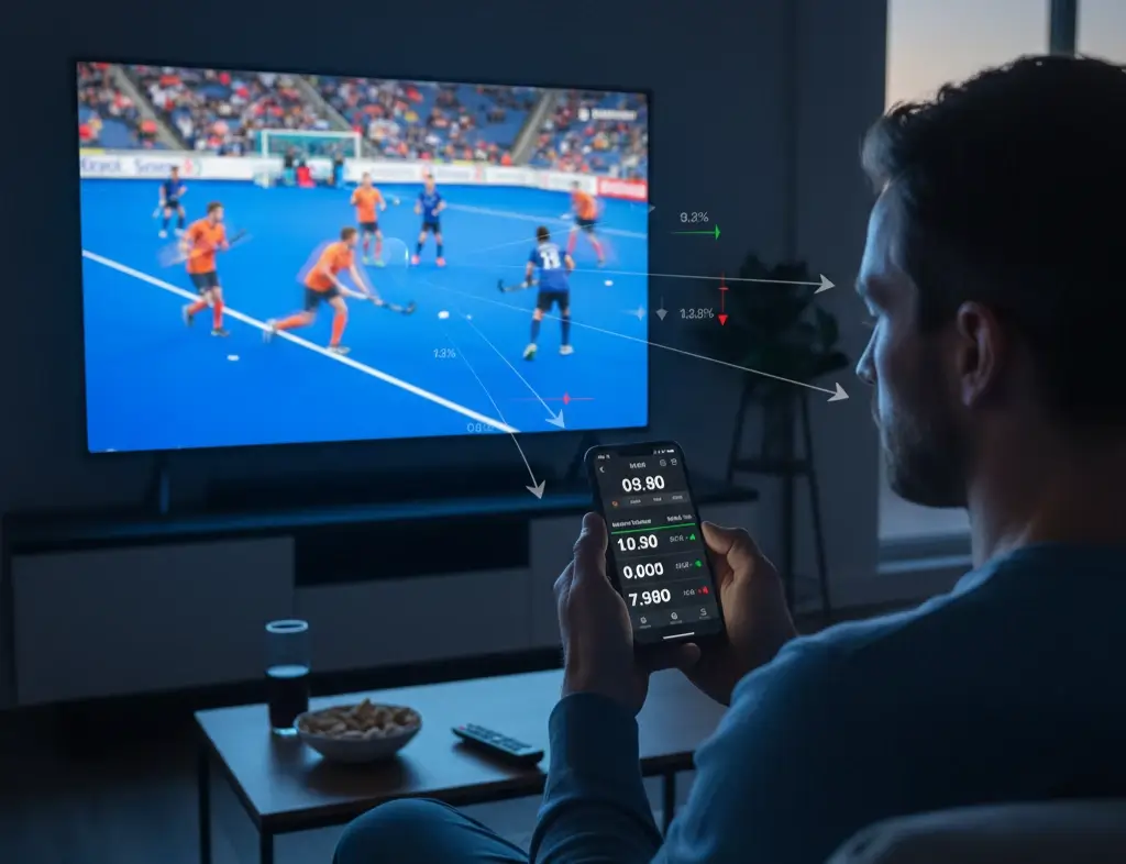 Live wedden op hockey met real-time momentum analyse tijdens wedstrijd