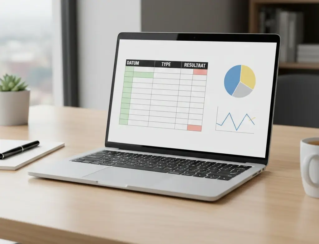 Bijhouden van weddenschapsresultaten en prestatie-analyse in spreadsheet