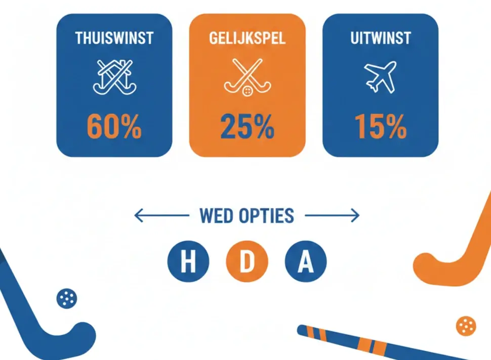 Infographic met uitleg over winnaar weddenschappen bij hockey met drie uitkomsten