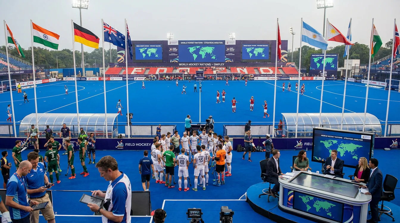 Internationale hockeytoernooi met meerdere landen